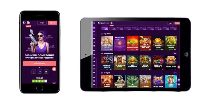 TrustDice Casino App-Screenshot